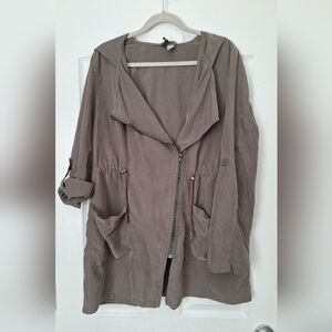 H&M Women's Olive Green Utility Jacket